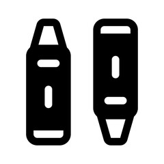 Crayons Glyph Icon