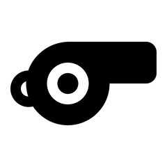 whistle icon for illustration