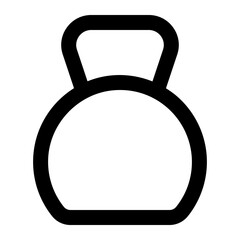 dumbbell icon for illustration