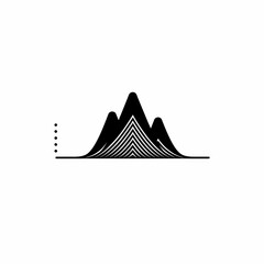 Graph Minimal Icon, Simple Logo