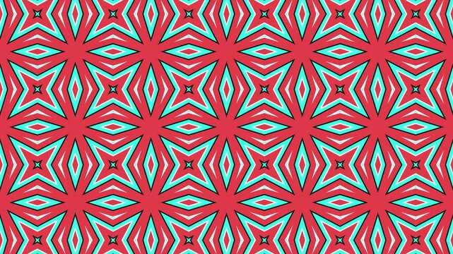 seamless geometric pattern with shapes