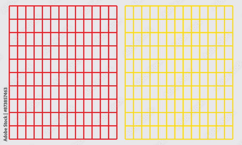 Poster grid square graph line full page on white paper background, paper grid square graph line texture of 