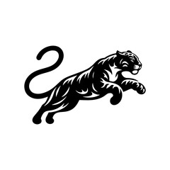 Obraz premium Jaguar Vector - Jaguar Silhouette - Jaguar Illustration.