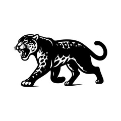 Jaguar Vector - Jaguar Silhouette - Jaguar Illustration.