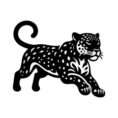 Jaguar Vector - Jaguar Silhouette - Jaguar Illustration.