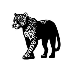 Jaguar Vector - Jaguar Silhouette - Jaguar Illustration.