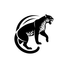 Jaguar Silhouette - Vector of Jaguar - Jaguar Illustration.