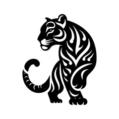 Jaguar Silhouette - Vector of Jaguar - Jaguar Illustration.