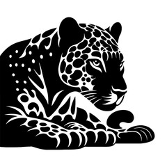 Jaguar Silhouette - Vector of Jaguar - Jaguar Illustration.