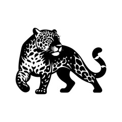 Jaguar Silhouette - Vector of Jaguar - Jaguar Illustration.