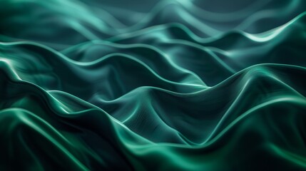 Obraz premium The backdrop is an abstract image in shades of green and black