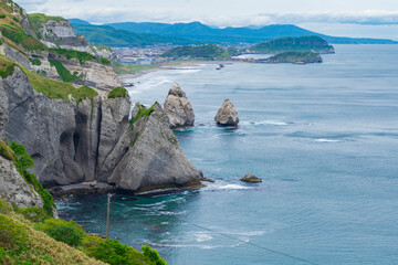 室蘭八景の奇岩風景「トッカリショ」