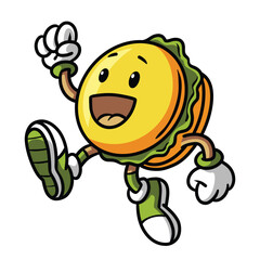 Cute Cartoon Burger