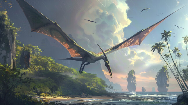 Pterosaurs (lat. Pterosauria) extinct flying reptiles that form the clade or order Pterosauria
