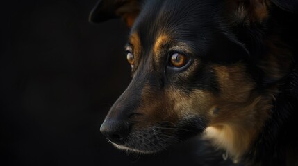Fototapeta premium Close Up Dog Portrait