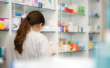 Pharmacists monitor and inspect the quality of pharmaceuticals sold in pharmacies