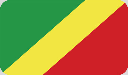 republik kongo fahne republic of the congo flag. Official vector flag of Republic of the Congo .