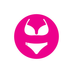 Swimsuit icon or logo