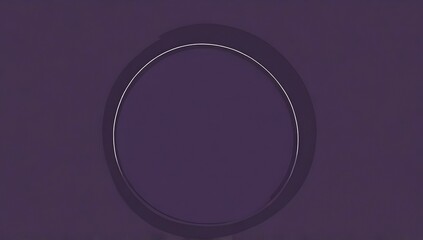 Obraz premium purple background with empty circle in middle , Rectangle box under circle for text route