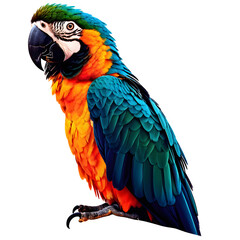 Fototapeta premium illustration logo of minimalist outline of a parrot