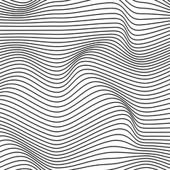 Flowing Wavy Line Topography Background