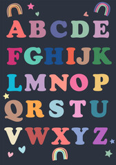 Alphabet, English alphabet, letters of the English language