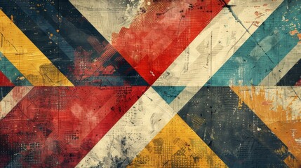 Naklejka premium vintage grunge design, vintage grunge banner design features distressed patterns and bold colors, evoking nostalgia and creativity