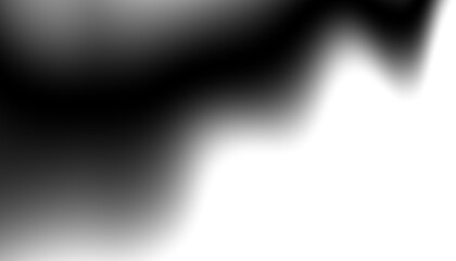 Blurred transparent gradient background. Elegant black wavy line on Transparent png overlay background