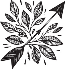 black and white leaves, pattern, leaf, seamless, vector, floral, nature, plant, flower, tree, design, wallpaper, illustration, decoration, art, ornament, silhouette, texture, spring, branch, black, vi