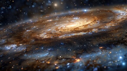 Captivating Cosmic Dance Intimate Portrait of a Distant Galaxy Revealed in Vivid Detail