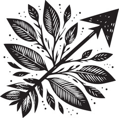 black and white leaves, pattern, leaf, seamless, vector, floral, nature, plant, flower, tree, design, wallpaper, illustration, decoration, art, ornament, silhouette, texture, spring, branch, black, vi