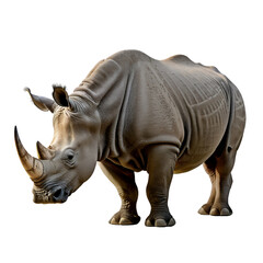 Fototapeta premium Powerful Rhino in the Wild