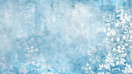 Fototapeta premium Shabby chic light blue background