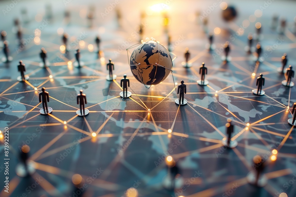 Poster global structure networking and data exchanges customer