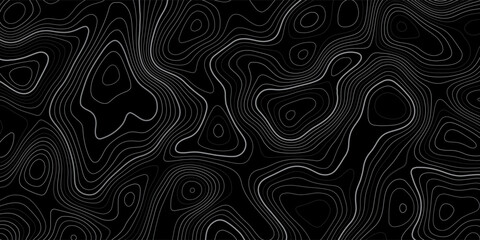 Banner with an abstract topography design 