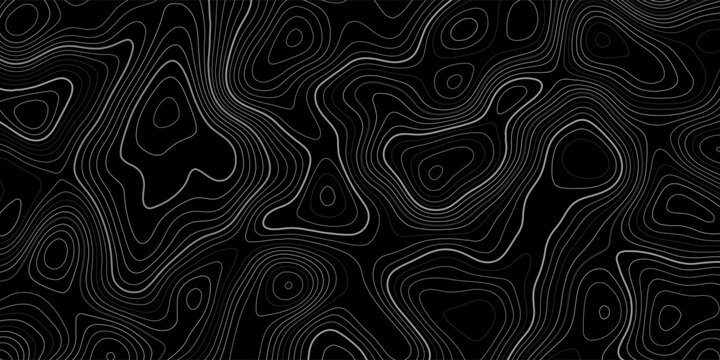 Banner with an abstract topography design 