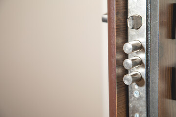 Door lock system for good safety of home.