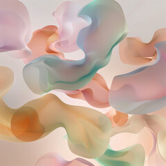 Fototapeta premium abstract background with circle shapes, sense of joy and frivolity