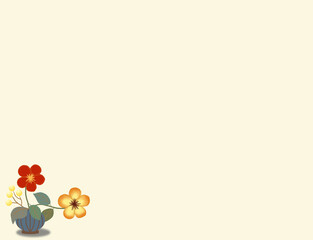 꽃 그림 배경 바탕