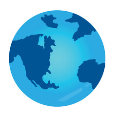 world map on white background