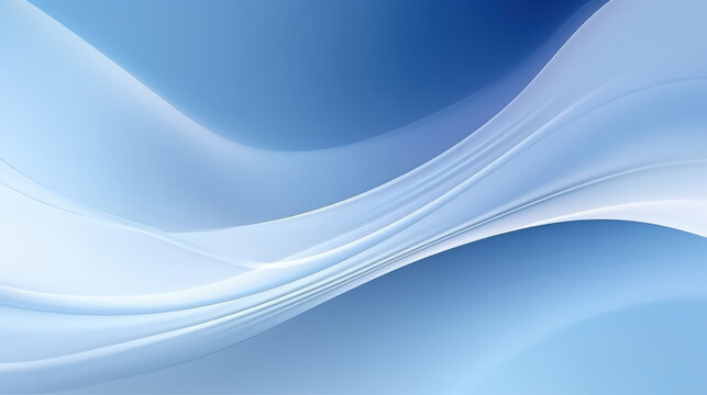 Abstract blue background for the screen, in the style of fine lines, delicate curves, soft mist, soft tonal shifts., generative ai