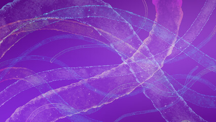 Abstract purple neon line light background.