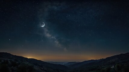 Fototapeta premium night sky with stars