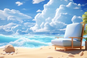 Sea furniture outdoors nature.