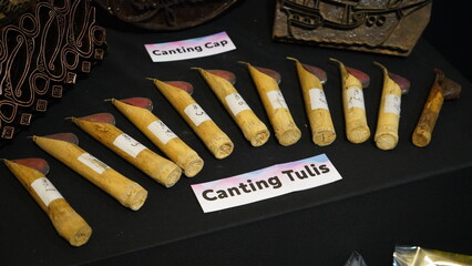 Canting hand tool in batik workshop