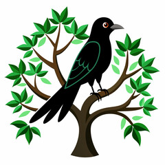 Drogo in tree vector illustration on white background