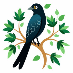 Drogo in tree vector illustration on white background