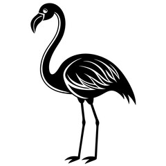 Flamingo vector silhouette 