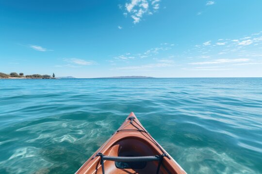 Kayak outdoors horizon vehicle.