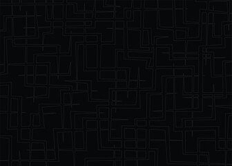 Dark Abstract geometric lines pattern. Vector pattern background
